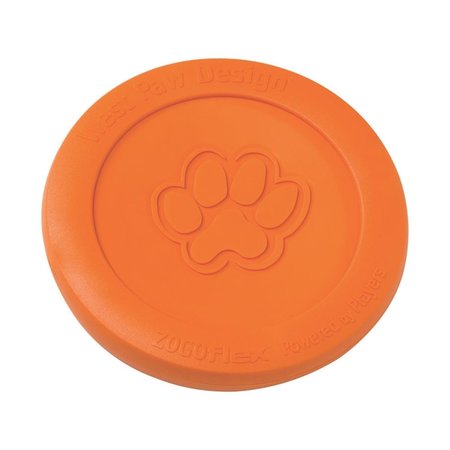 ATTRACTIVEATRACTIVO Zogoflex Orange Zisc Disc Synthetic Rubber Frisbee, Small AT2513019